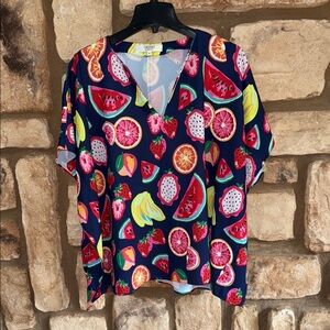 Crosby by Mollie Burch fruit print top